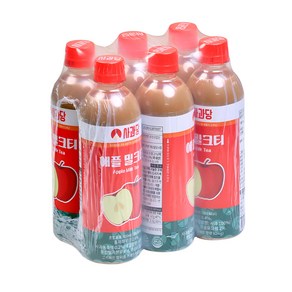 사과당 애플밀크티 500ml x 6개