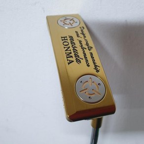 국내정품 MASUDA HONMA MH-005 단조 금장 24K 일자퍼터, 3도