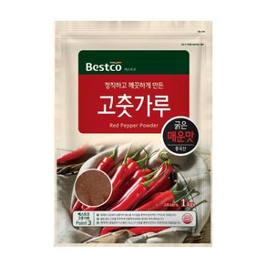 베스트코 고춧가루 매운맛굵은 1kg