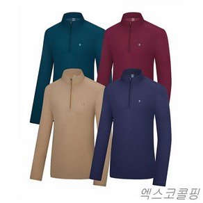 N585[엑스코콜핑]가성비 좋은 티셔츠!! 콜핑 남성 봄 베이직 집업 긴팔 티셔츠 등산 일상복 캠핑 골프 낚시 레져활동 작업 로던(남) NUT0426M