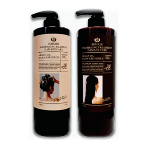 [KT알파쇼핑]쏘헤어 너리싱 샴푸 데미지케어 1000ml*1개+트리트먼트 1000ml*1개, 1개