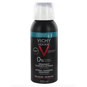 Vichy 비쉬 HOMME tol ance optimale 센서티브 데오 바포 100ml, 기본, 1개