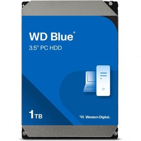 Westen Digital 8TB WD Blue PC 내장 하드 드라이브 HDD 5640RPM SATA 6Gbs 256MB Cache 3.5 WD80EAZ, 1TB, Newest Geneation, 1개