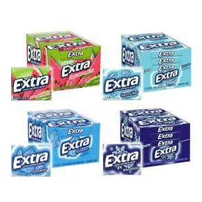 엑스트라 껌 대용량 15스틱씩 총 10팩 / EXTRA Gum Sweet Sugafee Chewing Gum 15 Pieces (Pack of 10), Wintefesh, 10개