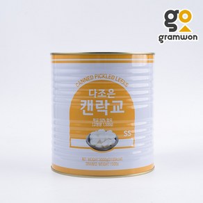 다조은락교 SS 3kg 이엔 일식 락교 대용량 업소용 반찬, 1개