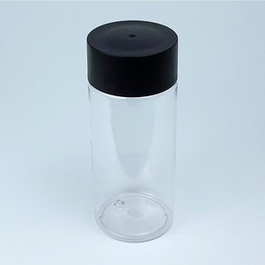 밀크티병 원형 길쭉병 250ml 더치 커피 음료 병 플라스틱 보틀 용기, 블랙(더블레이어), 1개