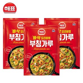 해표 부침가루 1kg, 3개