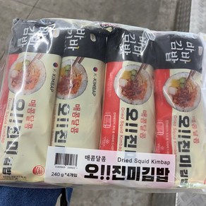 바바 오진미 김밥, 240g, 4개