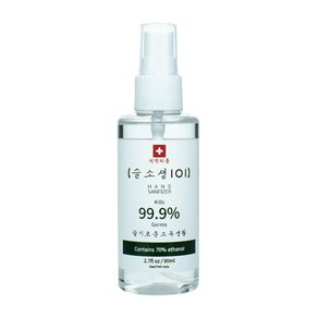 슬소생 휴대용 손소독 스프레이, 1개, 80ml