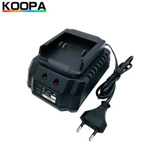 KOOPA TOOL 20V 배터리용 20V 배터리 충전기 교체 업그레이드 버전, 1개