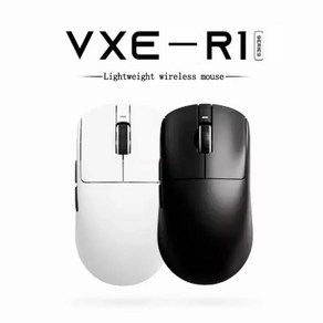 다운트랜스 Vxe 잠자리 R1 프로 맥스 무선 마우스 Se 라이트 무게추 Paw3395 Nodic52840 2khz 스마트 스피드 X 저지연 FPS 게임 선물, 없음, 1)VXER1SE, 1개