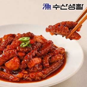 수산생활 매콤한 낙지볶음, 3개, 280g