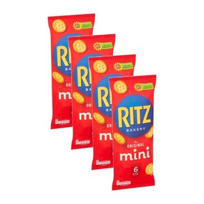 Ritz 리츠 오리지널 미니 크래커 25g 6입 4팩, 4개