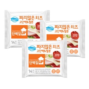 동원 덴마크 짜지않은치즈 고단백 철분, 252g, 3개