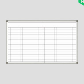 줄칸 자유메모 게시판 주문제작 벽걸이 화이트보드 맞춤제작, 일반형(알자석 부착 X), 슬림 실버 프레임