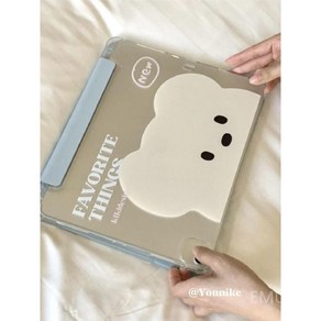 EM 귀여운 토끼 곰 ipad 아이패드 케이스 (곰), 1개