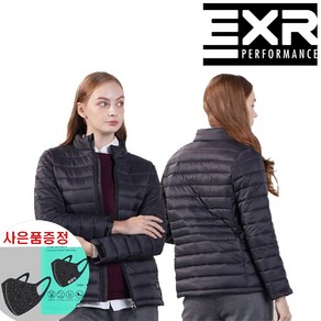 (사은품증정) EXR 블랙 여성 경량 패딩 점퍼 EXR0005