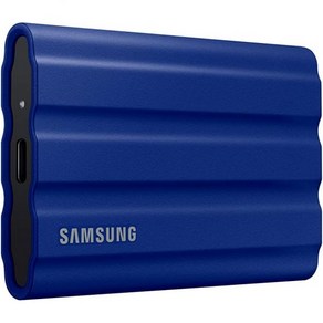 SAMSUNG T7 Shield 4TB 휴대용 SSD 1050MB s Rugged Wate Dust Resistant 컨텐츠 제작자용 Black, Blue_2 TB, 1개