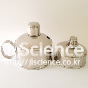 (JLS) 스텐알콜램프 200ml 700ml 스테인레스알콜램프 (SUS304재질) Stainless Alcohol Lamp 스탠알콜램프 스테인리스알콜램프, 200ml 1개(심지포함)