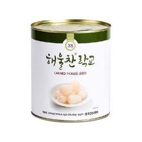 삼도 해울찬 락교 3kg 락교캔 3S 일식 통조림 초밥 절임 업소용, 5개