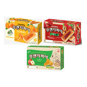 해태 후렌치파이 감귤 + 사과 + 딸기 192gX3개 세트