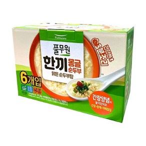 코스트코 풀무원 한끼 몽글 맑은 순두부탕 (269gx6개입)-일반박스 발송, 1.614kg, 1박스