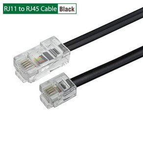 PATCHTEK 커넥터 전화 케이블 모듈러 핸드셋 음성 익스텐션 데이터 RJ11-RJ45 RJ9-RJ9 8p4c 4p4c, 0.2m_RJ11-RJ45 Cable, 02 RJ11-RJ45 Cable_01 0.2m, 1개