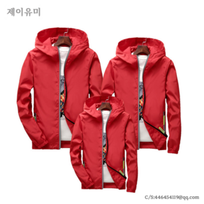 빅사이즈 형광 포켓 후드 바람막이 점퍼 Men's jacket 6Q429