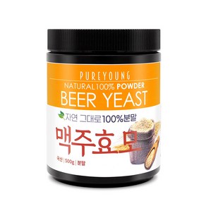 퓨어영 국산 맥주효모분말 500g, 1개