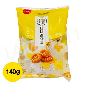 삼립 미니꿀약과 1kg 대용량과자 약과담백가게, 2개, 140g