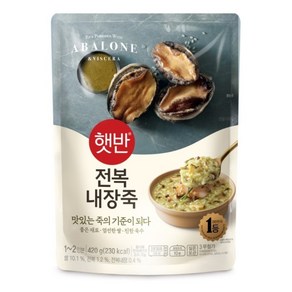 햇반 소프트밀 전복내장죽 420g, 15개