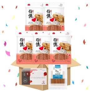 아스쿠 모정 연어져키120gx5개+이거먹자연어져키100g+우라노엑스마일먹는치약S 1p, 120g, 5개