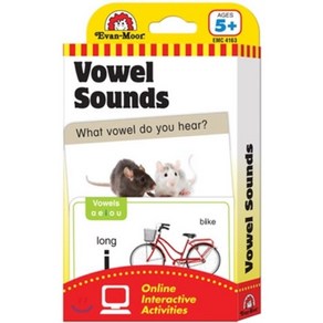 (영문도서) Flashcads: Vowel Sounds Loose Leaf, Evan-Moo Educational Publishes