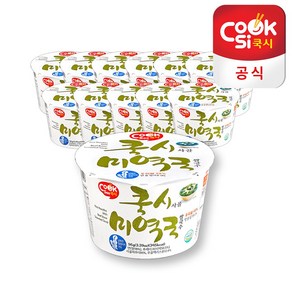 쿡시 사골 미역국 쌀국수, 96g, 12개