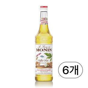 모닌 토피넛 시럽 700ml, 6개