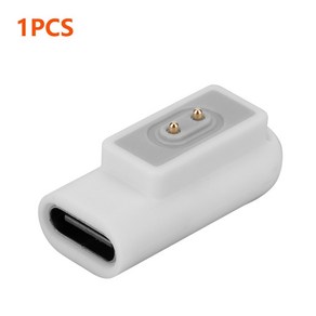 샤오미 미 밴드 8 액티브 프로 USB C 워치 충전기 커넥터 마그네틱 어댑터 레드미 4 3/3 액티브 3 라이트용, 1PC White, 01 CHINA