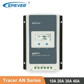 EPever-MPPT 태양열 충전기 컨트롤러 40A 30A 20A 10A LCD 12V24V 납산 리튬 배터리용 자동 고효율 레귤레이터