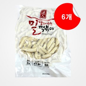 [겨울특가] 세영푸드 달인이 만든 밀 떡볶이 2kg x 6개