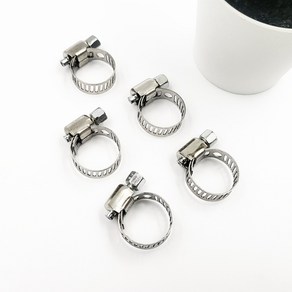 호스 밴드 호수 반도 물호스 수도 스텐 나비형 클램프, 1개