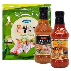 월남쌈 실속세트 B (원형 200g+월남쌈소스+칠리소스), 1개, 790g