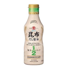 히가시마루 간장 다시마 다시 저염 쇼유 400ml, 1개