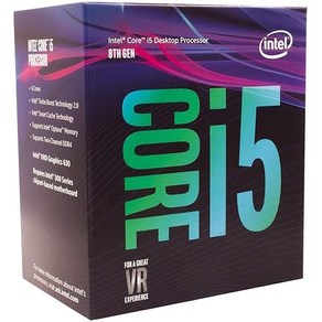 Intel CPU Coe i5-8400 2.8GHz 9M 캐시 6코어/6슬레드 LGA1151BX80684I58400【BOX】, i5-8400 Pozesso, 4,00GHz