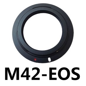 M42 마운트 렌즈 대 EOS 어댑터 M42 Adapte fo Infinity fo Focus Came에 적합, 1개