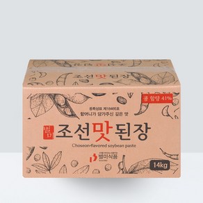 [60년 전통] 별미식품 조선맛된장 14kg 일품 맛집 업소용 찌개된장