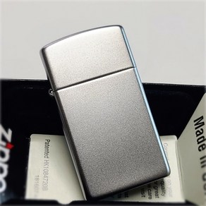 지포라이터 정품 SLIM SATIN CHROME (1605) 지포라이타 지포 지프라이터 지퍼라이터 zippo