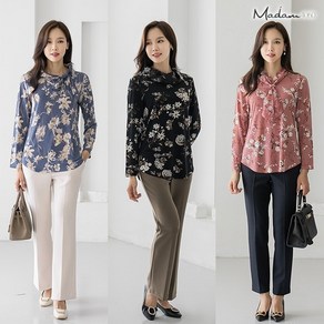 [쇼핑엔티] [최신상] 24FW 마담4060 스카프 블라우스 3종