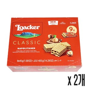 로아커 웨하스 나폴리타너(45g), 405g, 2개