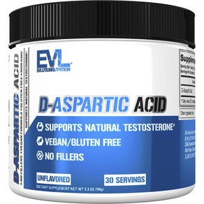 EVLUTIONNUTRITION D-아스파르트산 무맛, 1개, 94g