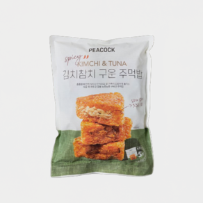 피코크 김치참치 구운 주먹밥 100g x 5입, 500g, 1개, 1세트