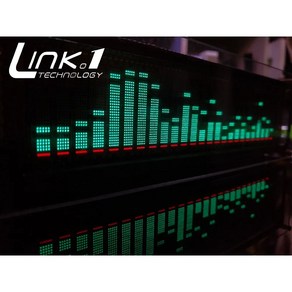 LINK1 AK2515v2 VFD 음악 오디오 스펙트럼 표시기 오디오 VU 미터 앰프 보드 레벨 정밀 시계 조정 가능한 AGC 모드, 단일옵션, 1개